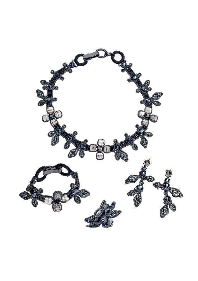 Ottaviani Bracciale con cristalli e perline Qualità Garantita