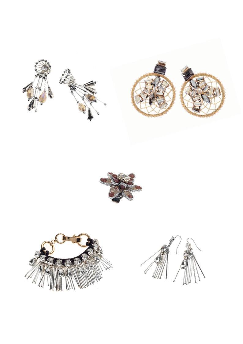 Ottaviani Orecchini con cristalli perline e strass Presa