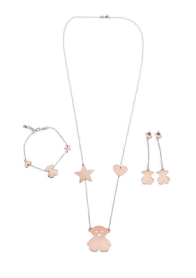Ottaviani Collana in argento rodiato rose gold Promozione