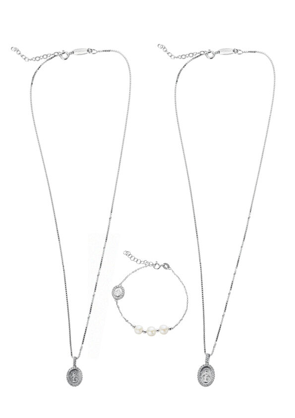 Ottaviani Collana in arg.925 e zirconi 50% di sconto con spedizione gratuita