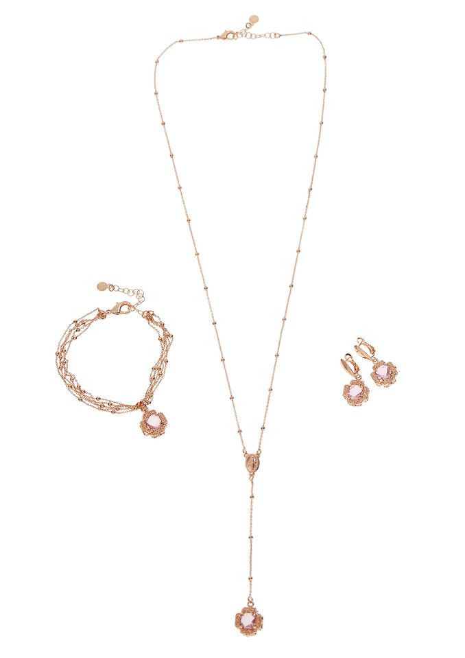 Ottaviani Bracciale"gotico"in argento con cristalli Hotsell