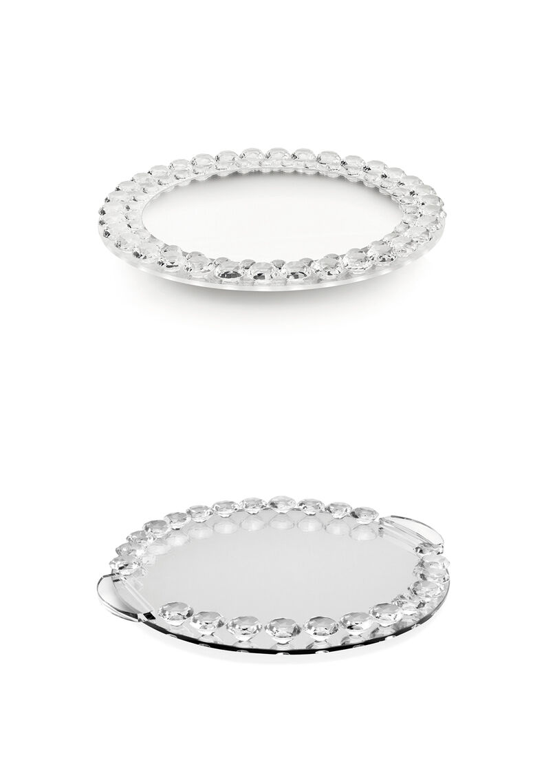 Ottaviani Centrotavola girevole con cristalli diam.cm.40 Promozione