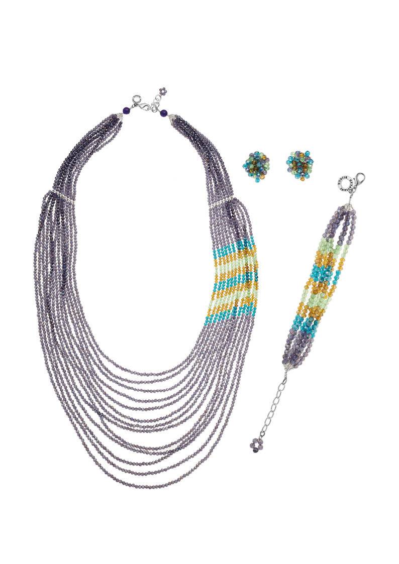 Ottaviani Collana con cristalli In Vendita