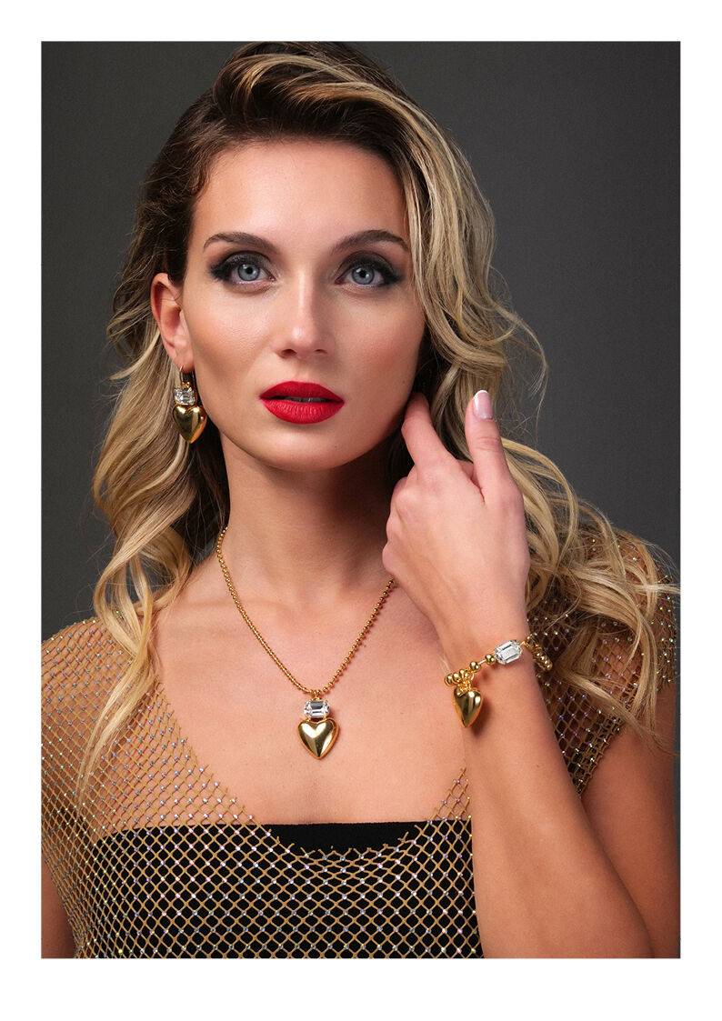 Ottaviani Bracciale dorato con cristallo I Più Venduti