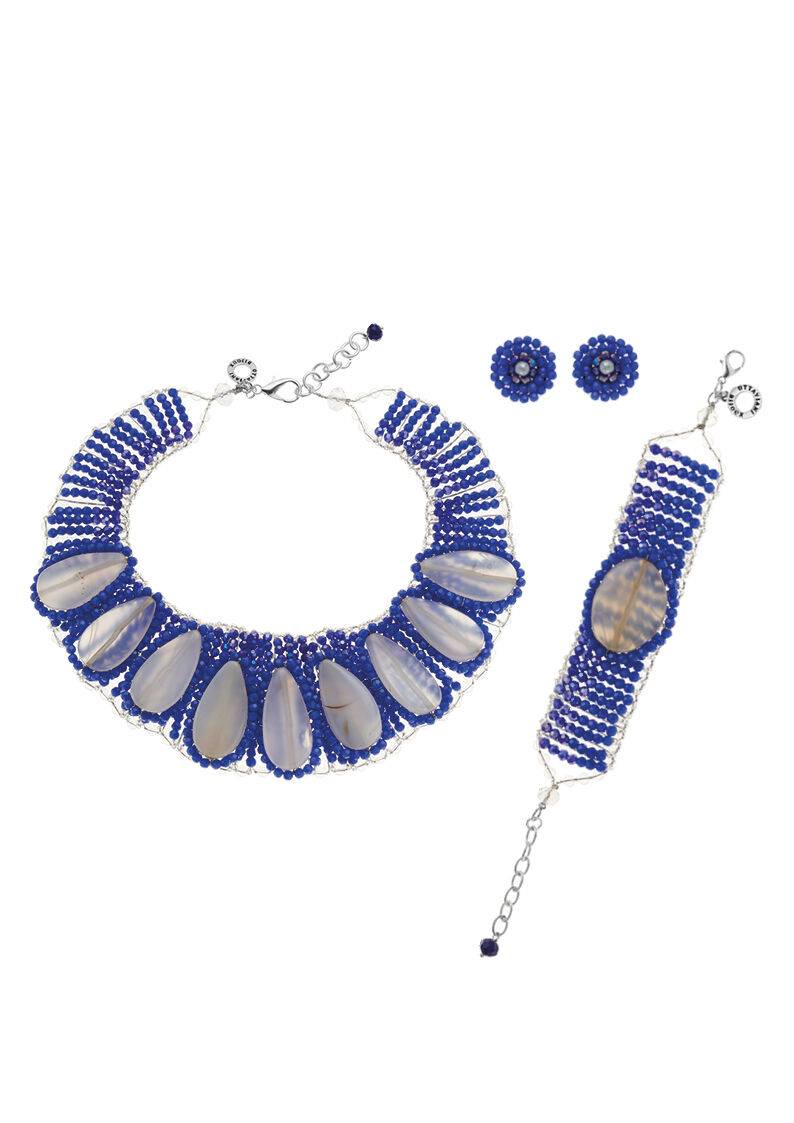 Ottaviani Collana con agata e cristalli Saldi