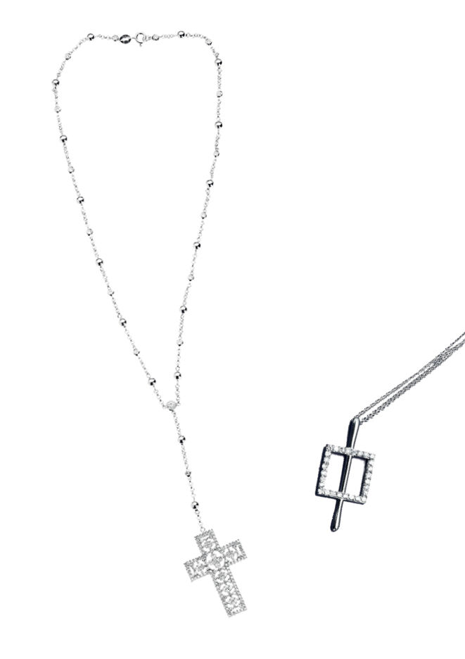 Ottaviani Collana arg. "square cross" Soddisfazione Garantita