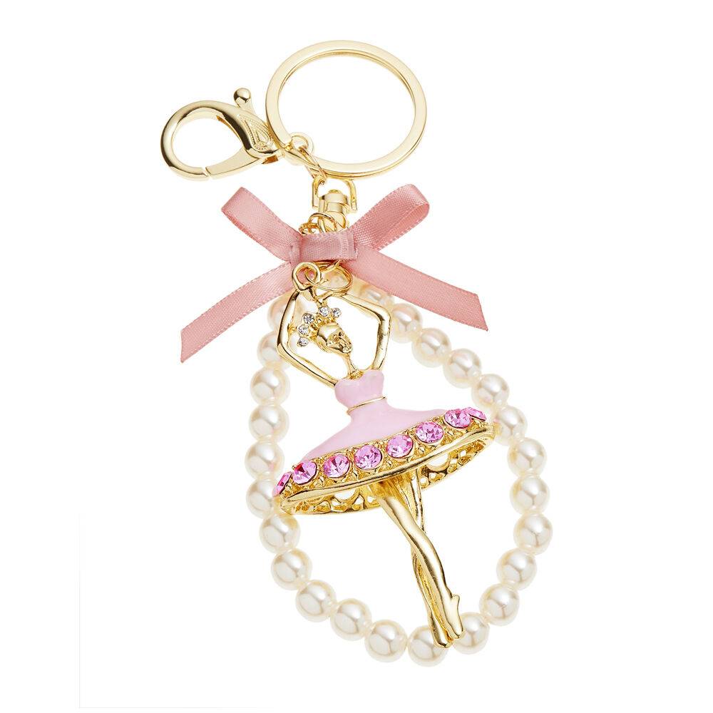 Ottaviani Portachiavi dorato con strass smalti perline f Latest stili
