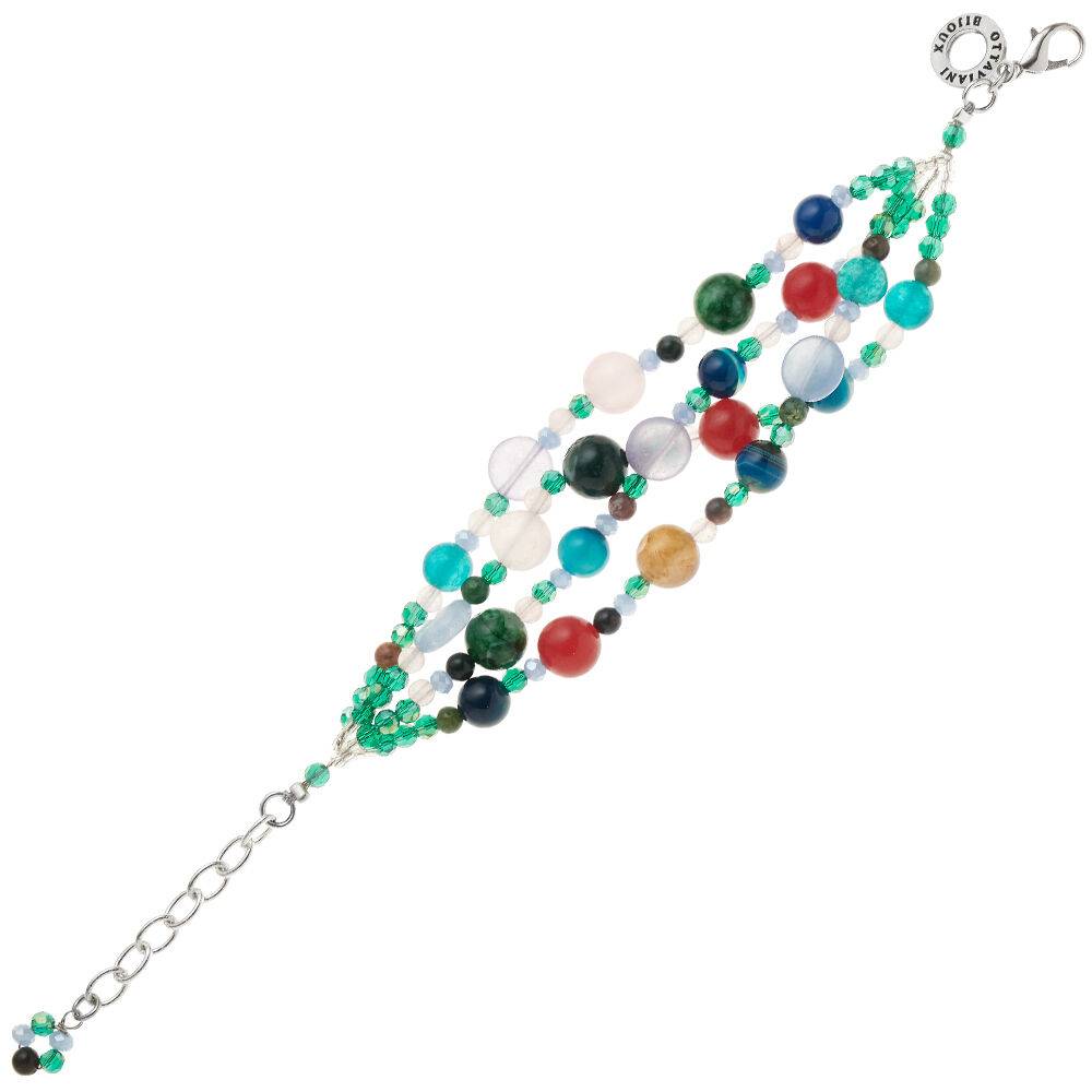 Ottaviani Bracciale con agata e cristalli Fino al 50% di sconto