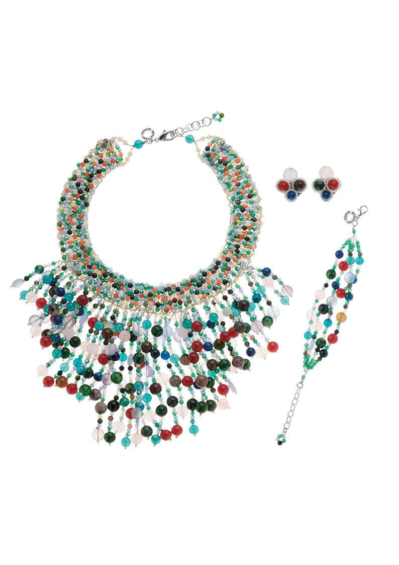 Ottaviani Bracciale con agata e cristalli Fino al 50% di sconto