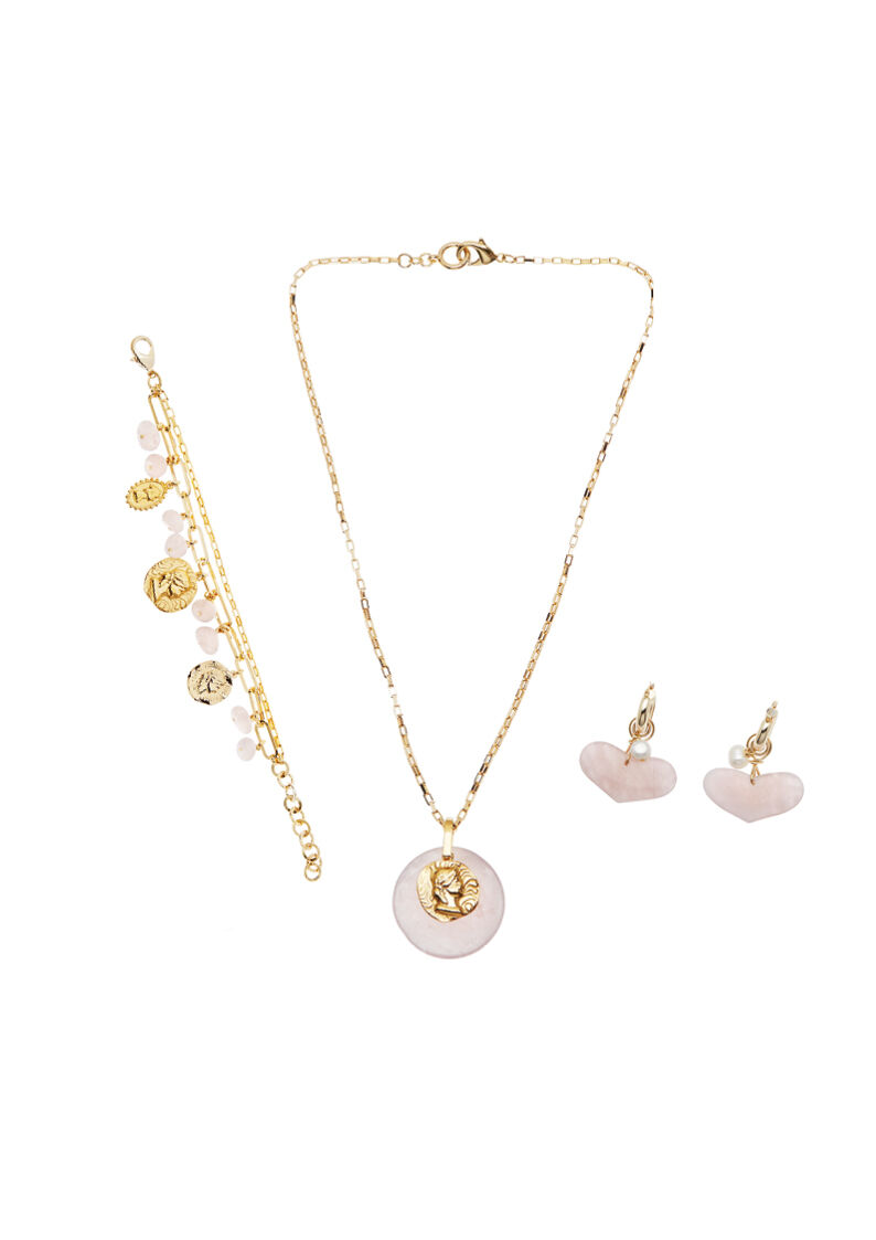 Ottaviani Collana con quarzo rosa Italia