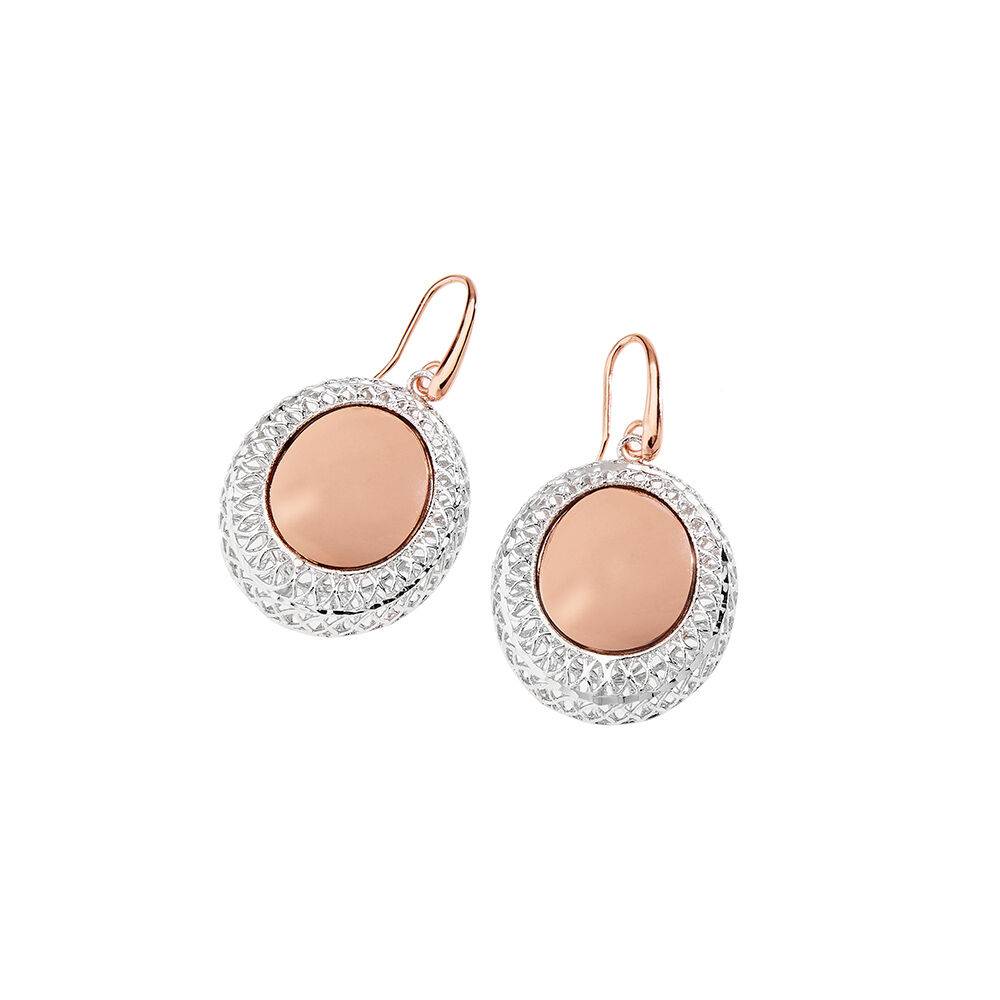 Ottaviani Orecchini in bronzo oro rosa e rodiato Spedizione gratuita