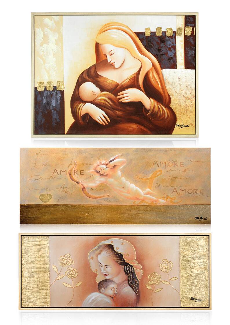 Ottaviani Quadro sacro su tela"santa casa" cm.120x90 Flash Sale