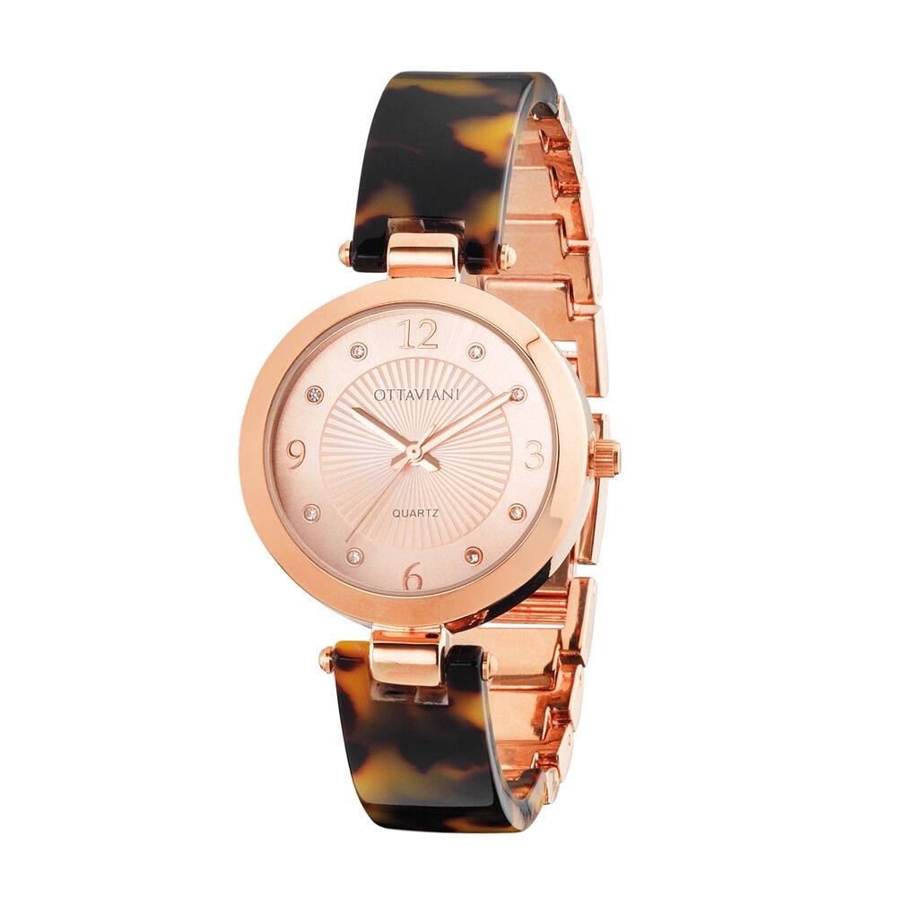 Ottaviani Quarzo rose gold e bracciale resina/madreperla Cyber Monday