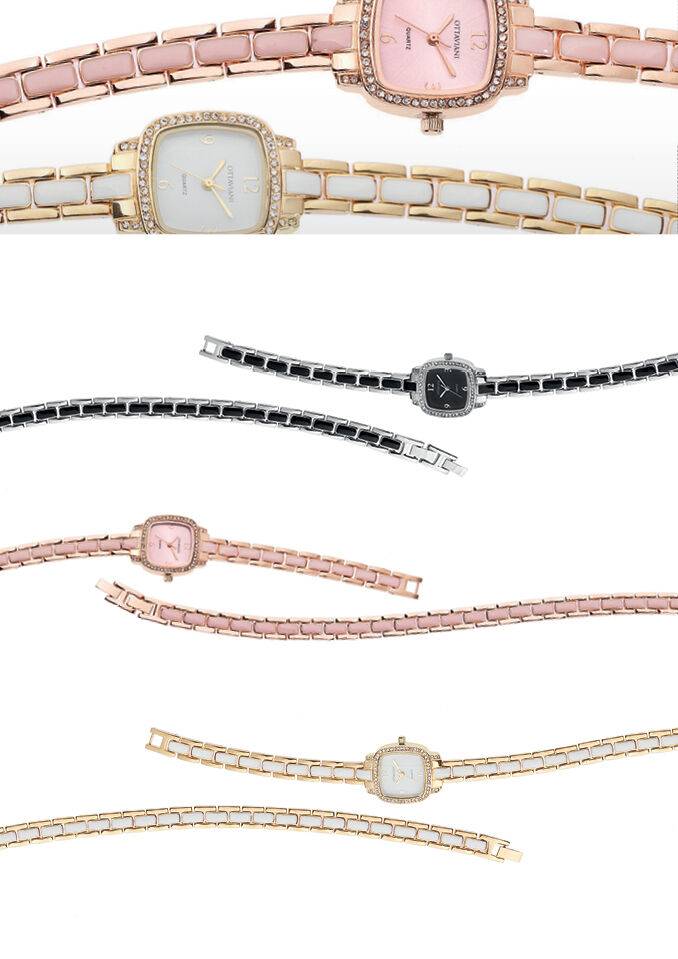 Ottaviani Quarzo dorato doppio giro bianco Online Outlet