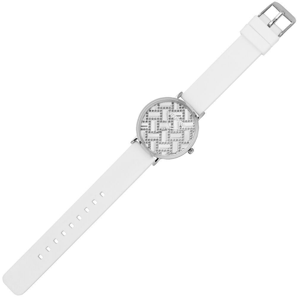Ottaviani Quarzo argento silicone bianco Sconti VIP