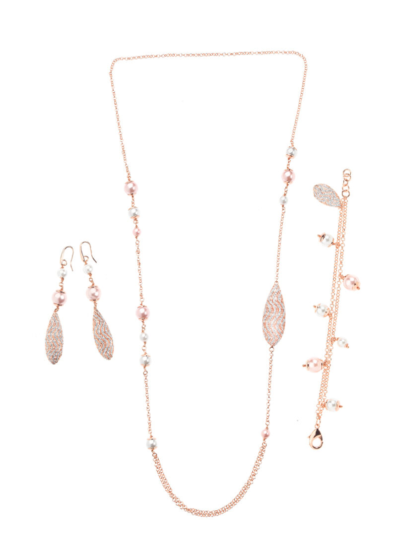 Ottaviani Orecchini in bronzo con perle bijoux Offerta settimanale