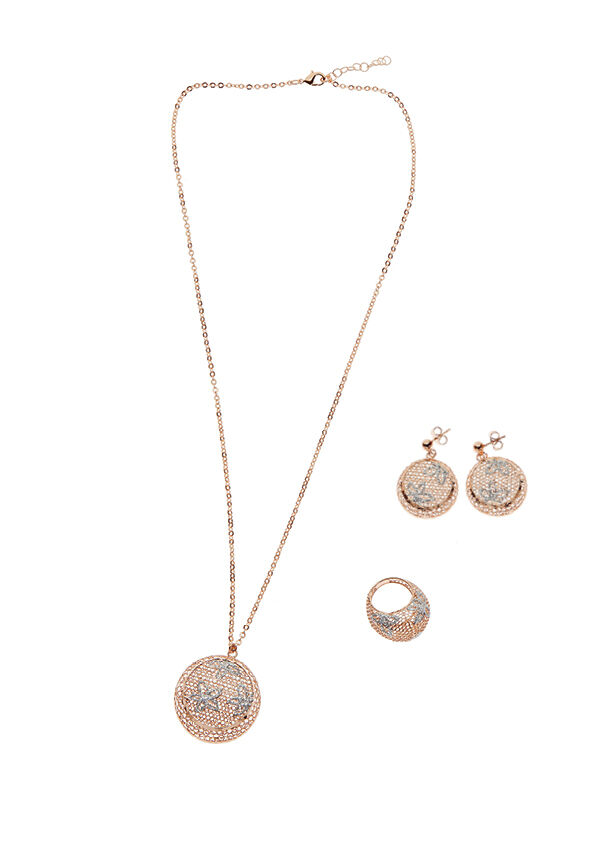 Ottaviani Collana in bronzo con glitter argento 2025