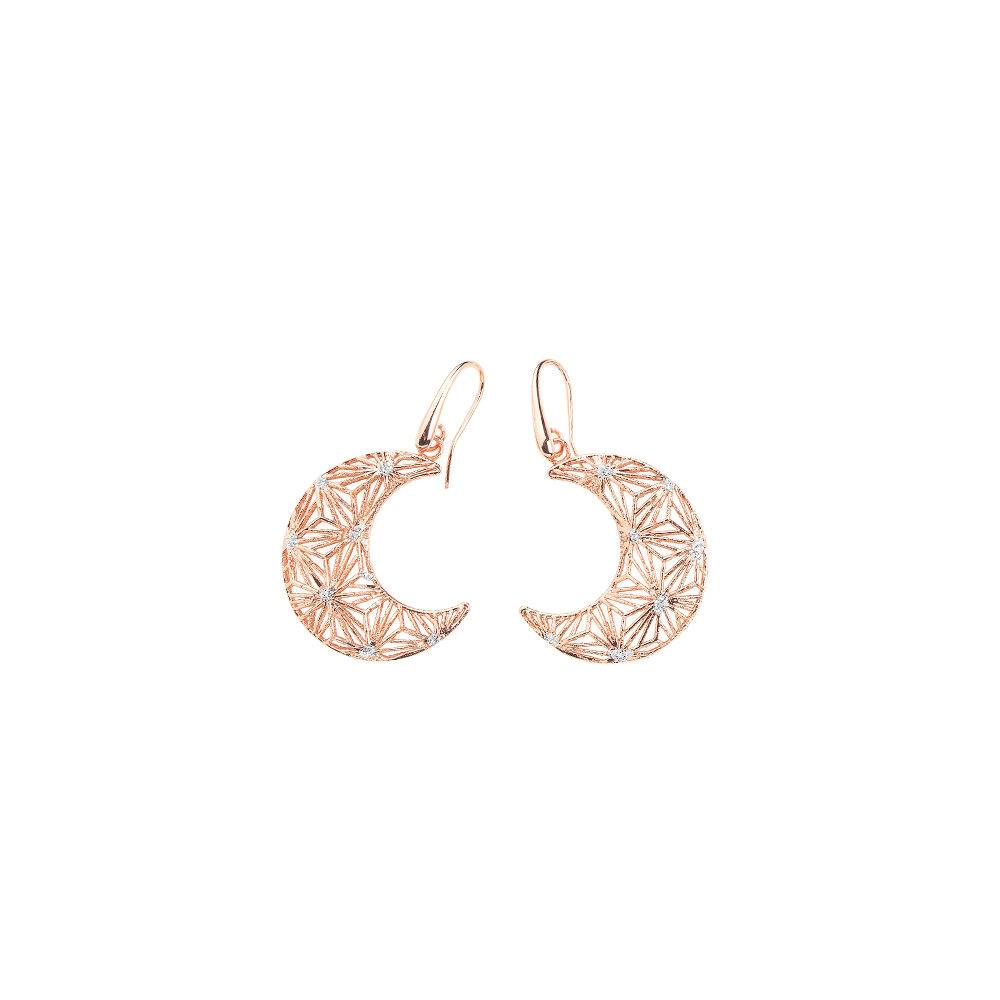 Ottaviani Orecchini in bronzo rod c/glitter argento Qualità Garantita