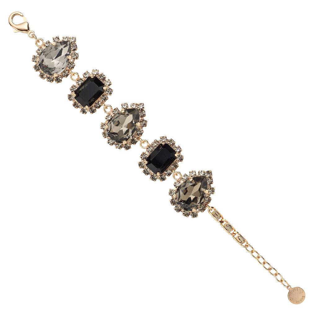 Ottaviani Bracciale dorato con cristalli Flash Sale