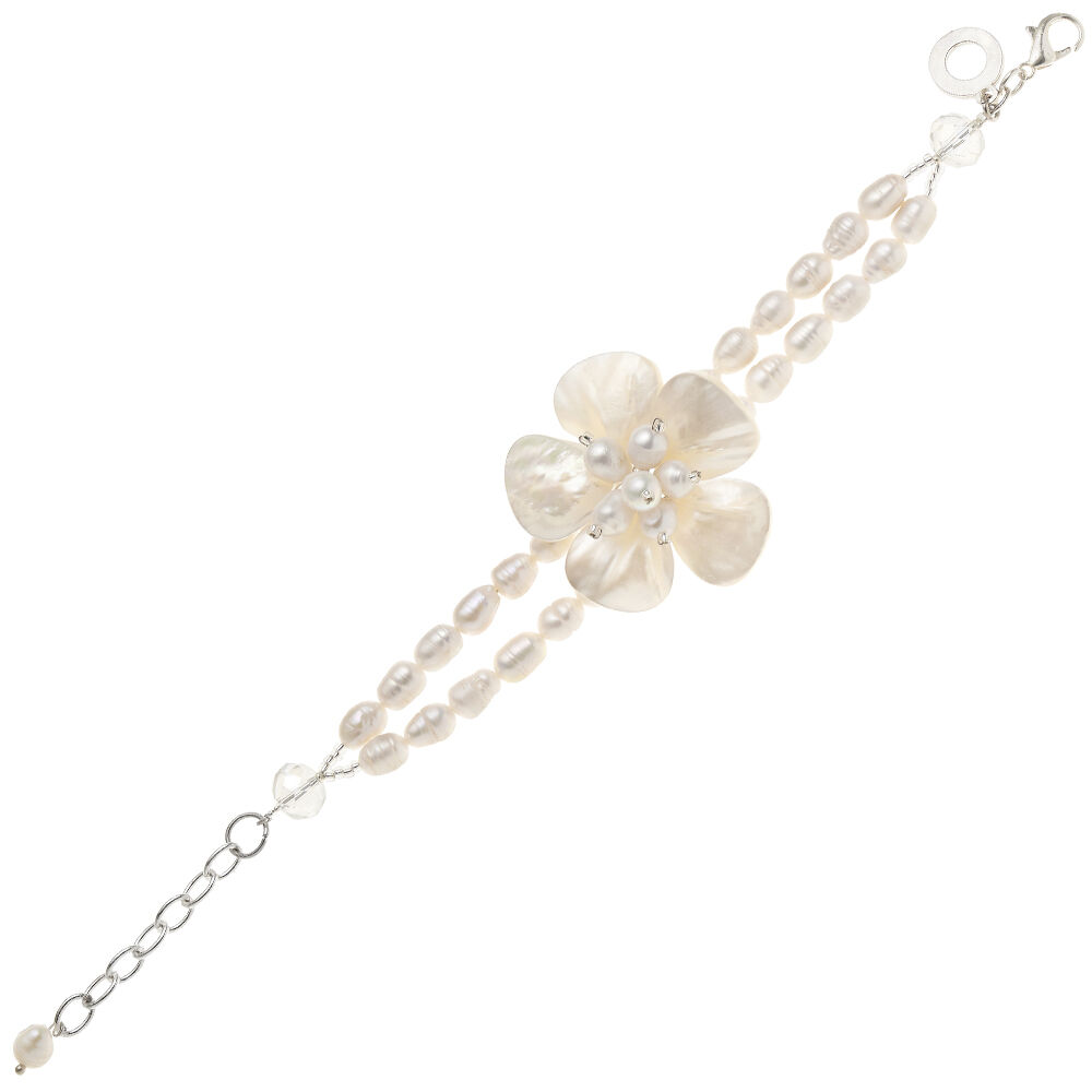 Ottaviani Bracciale con perle e madreperla
