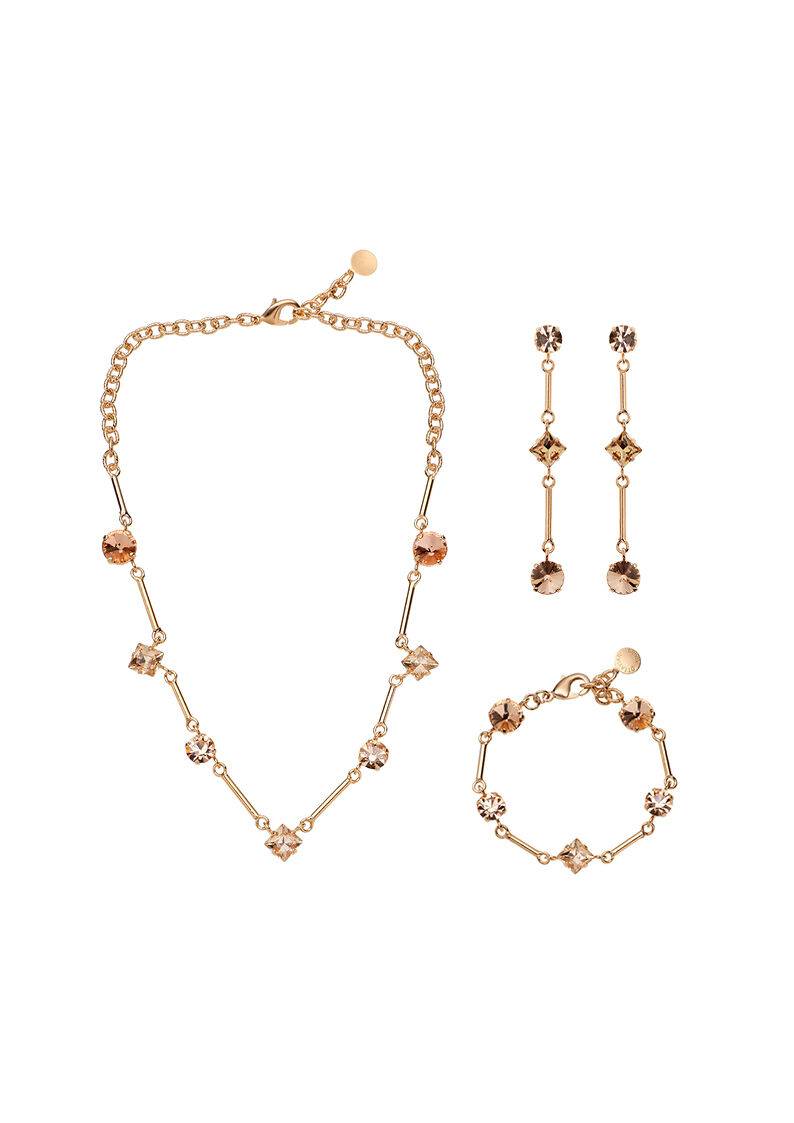 Ottaviani Bracciale dorato con cristalli Latest fashion