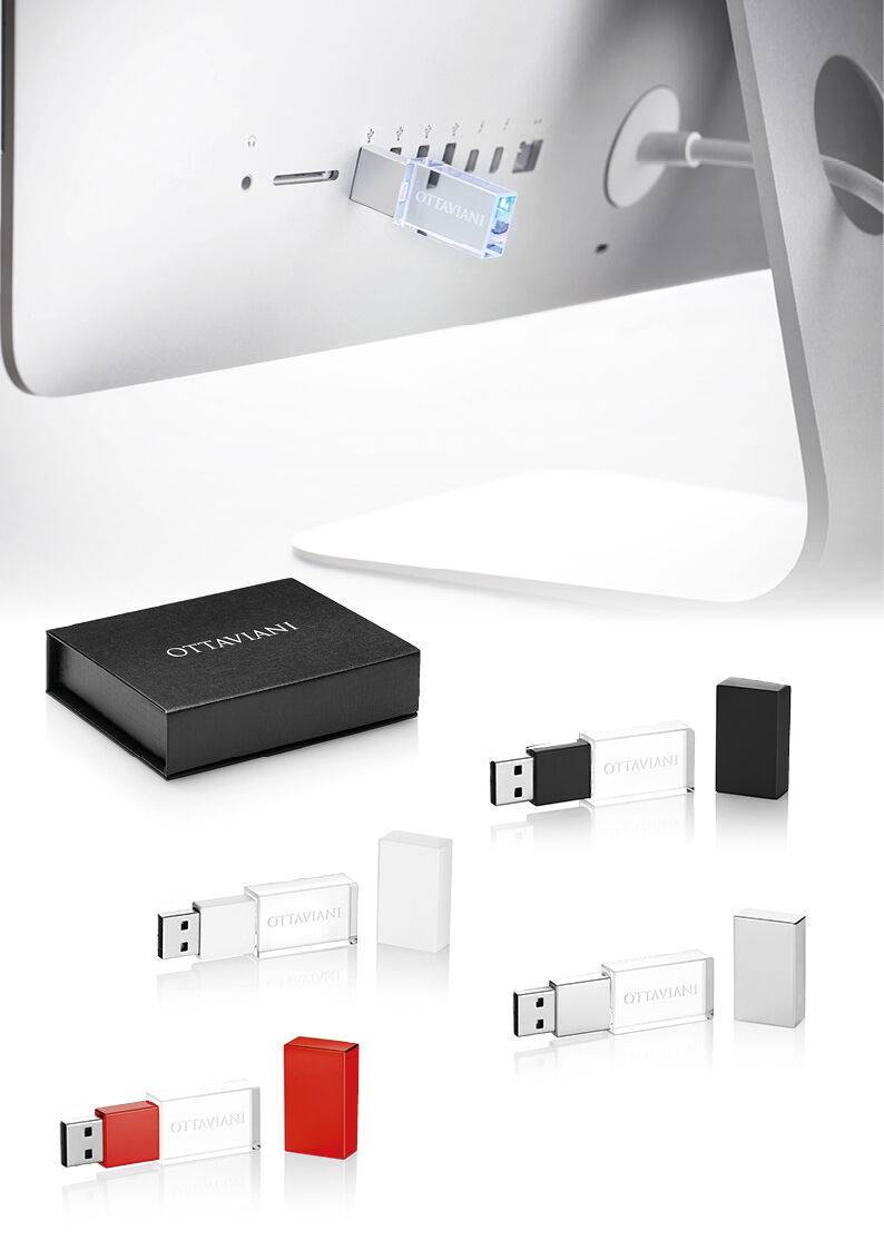 Ottaviani Chiavetta usb ottaviani nero 8 gb Liquidazione