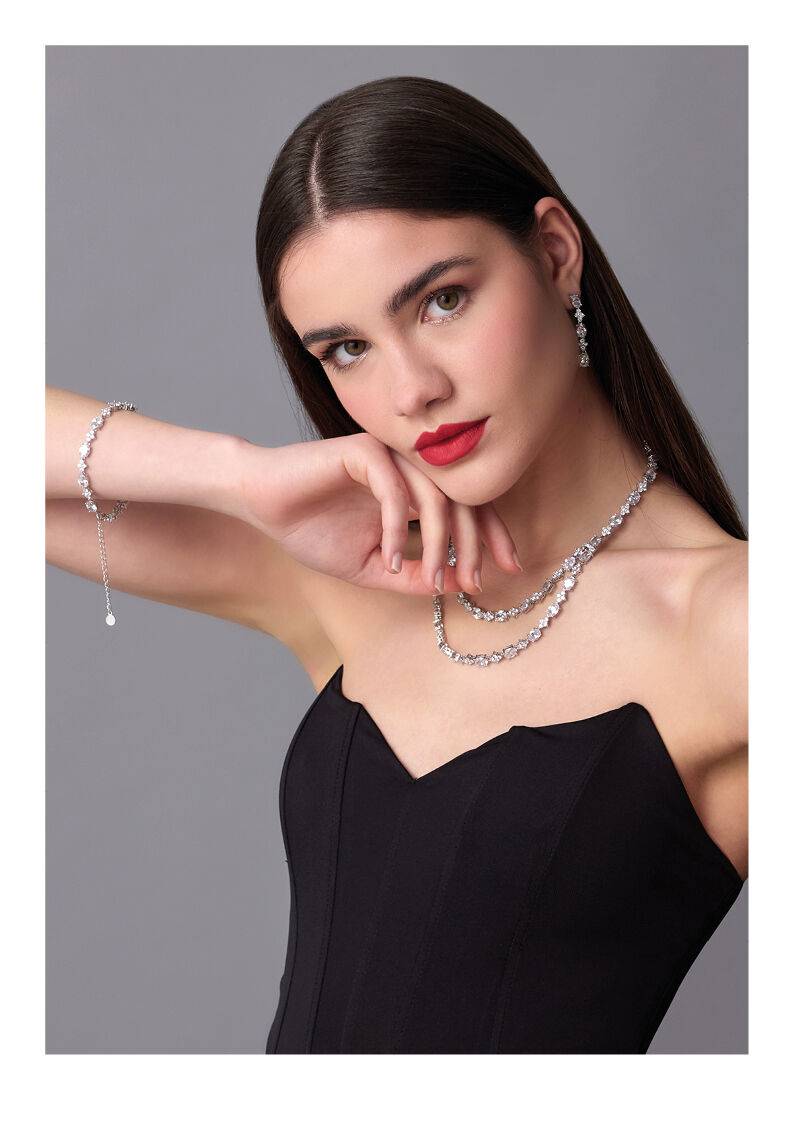 Ottaviani Orecchini con cubic zirconia Nuovo