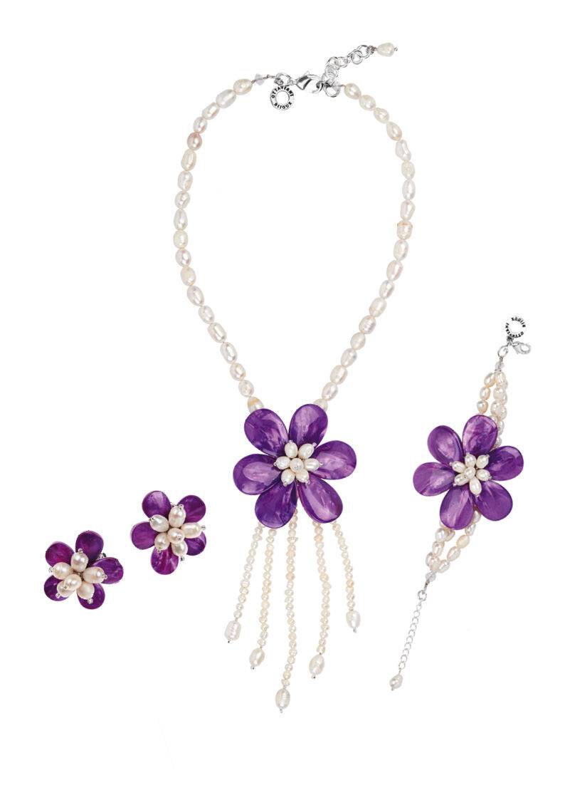 Ottaviani Bracciale con perle e madreperla Consegna Veloce