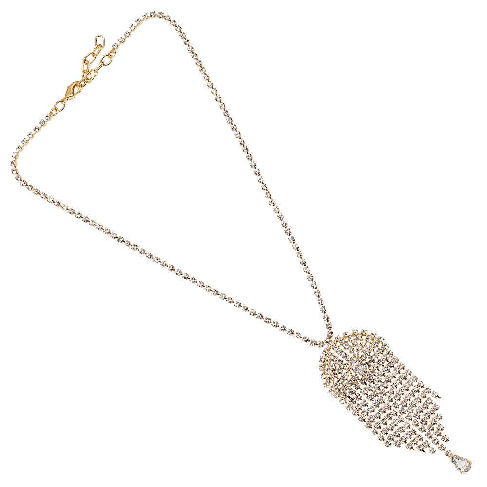 Ottaviani Collana dorata con strass Sconto di tempo limitato