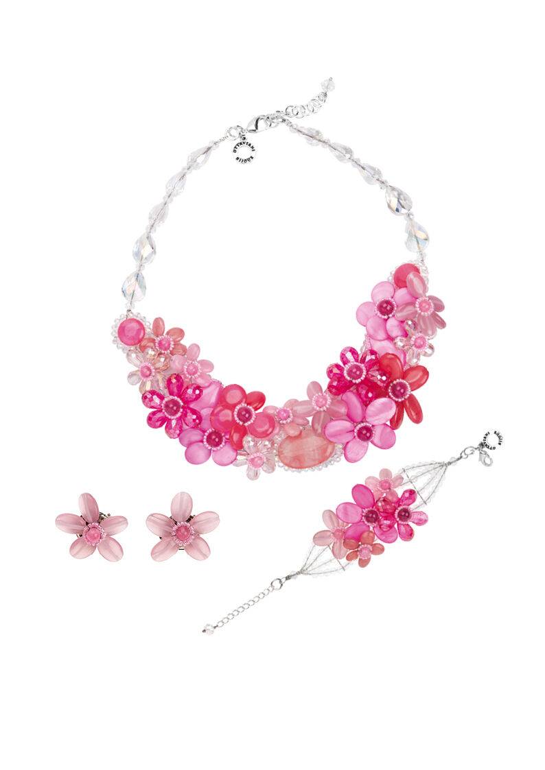 Ottaviani Bracciale con agata,madreperla e cristalli Fornitura limitata