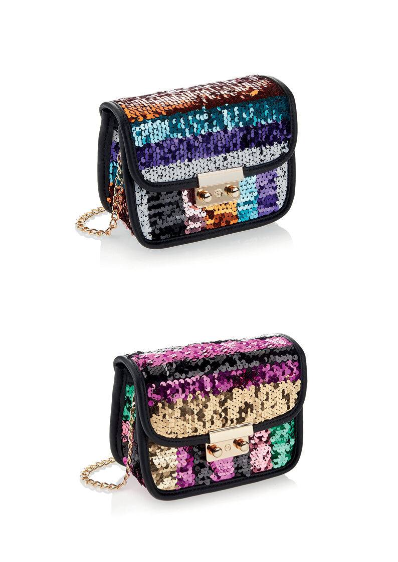 Ottaviani Clutch con paillettes multicolor Offerta Giorno del Papà