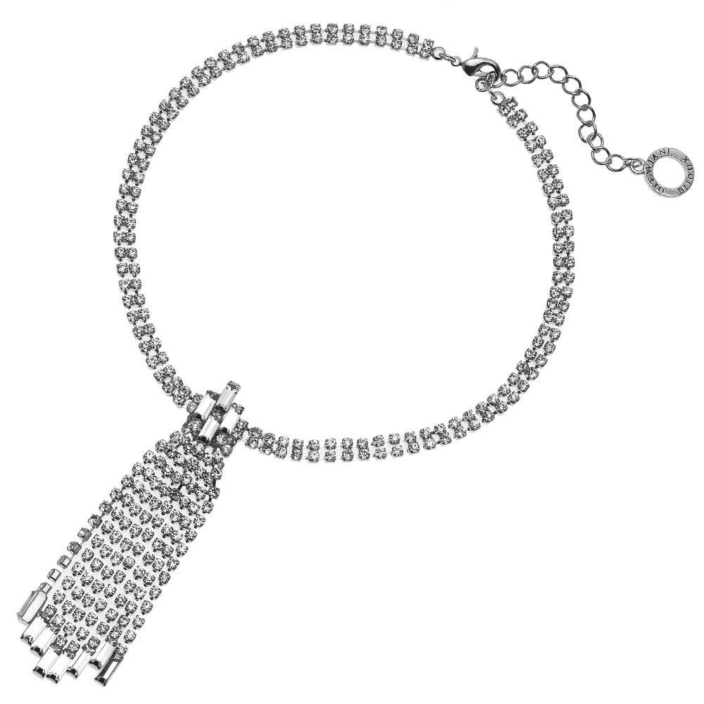 Ottaviani Collana con cristalli Sostegno trimestrale