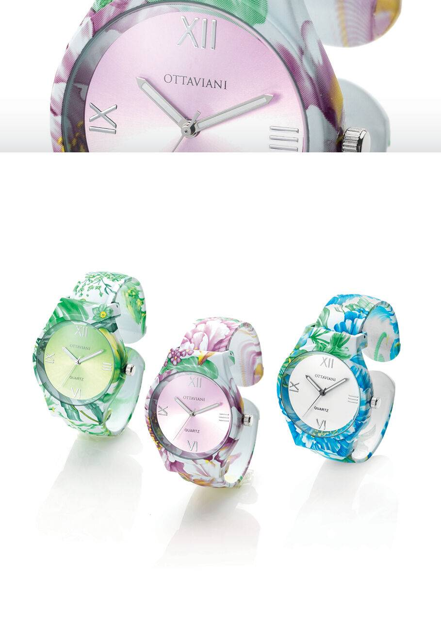 Ottaviani Quarzo verde bangle Consegna Veloce