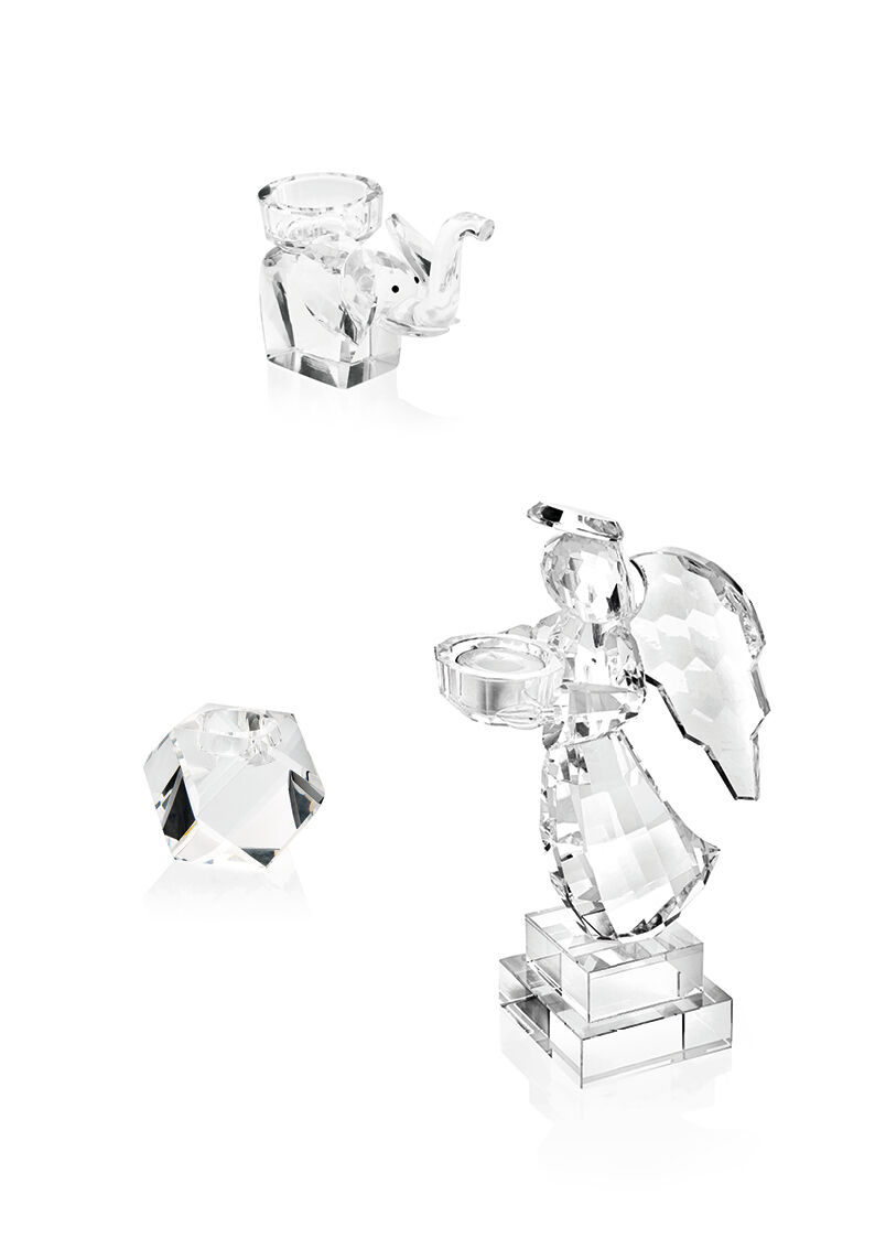 Ottaviani Candeliere in cristallo 8x8x8 cm Outlet