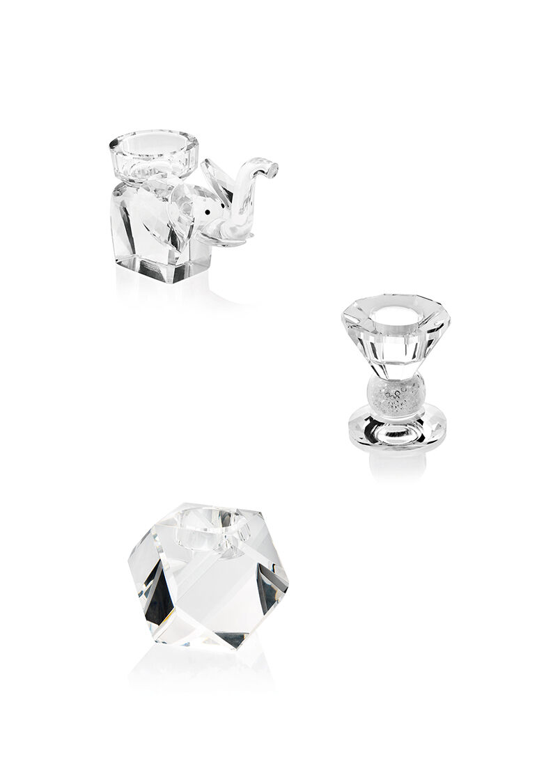 Ottaviani Candeliere in cristallo 8x8x8 cm Outlet