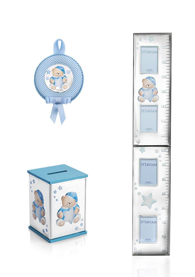 Ottaviani Set porta ciuccio e pinza p.ciuccio "orsetto" Saldi Di Fabbrica