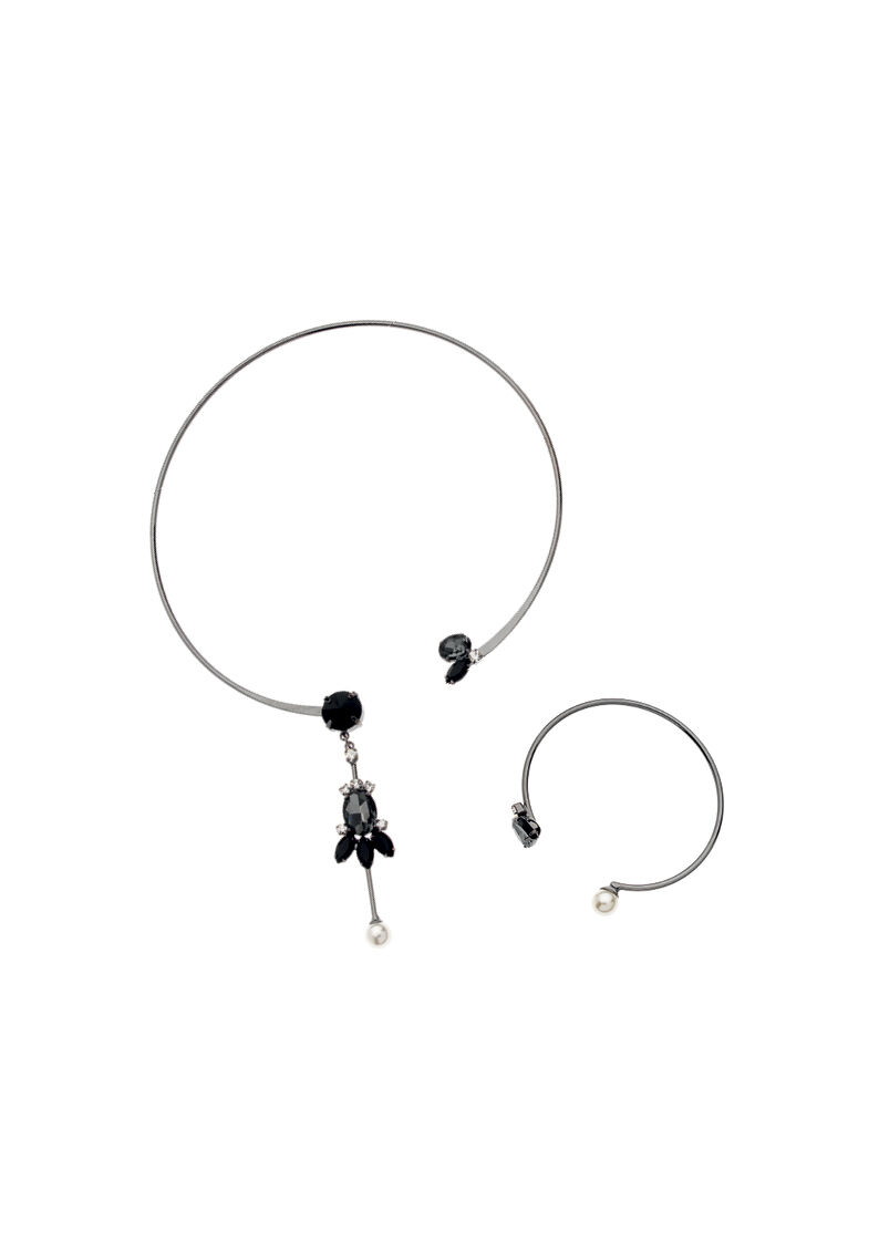 Ottaviani Bangle con perle e cristalli Offerta natalizia