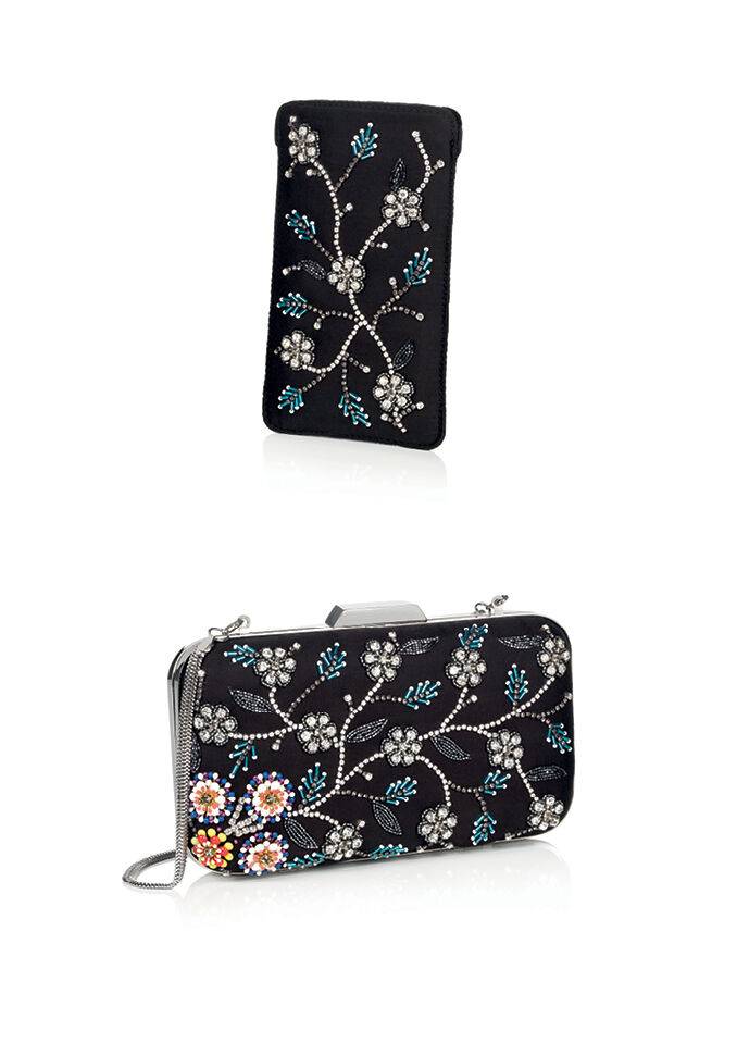 Ottaviani Clutch con perline,cristalli e strass Offerta San Valentino