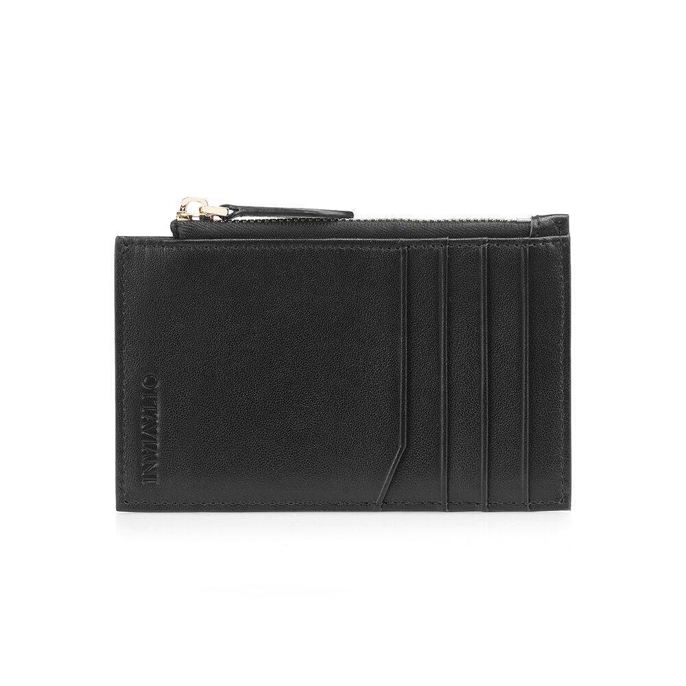 Ottaviani Porta carte di credito in vera pelle c/cerniera
