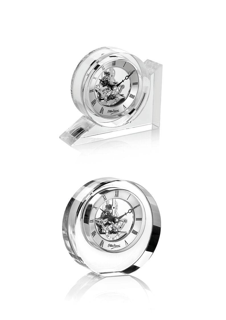 Ottaviani Orologio tondo cristallo Esporta salva