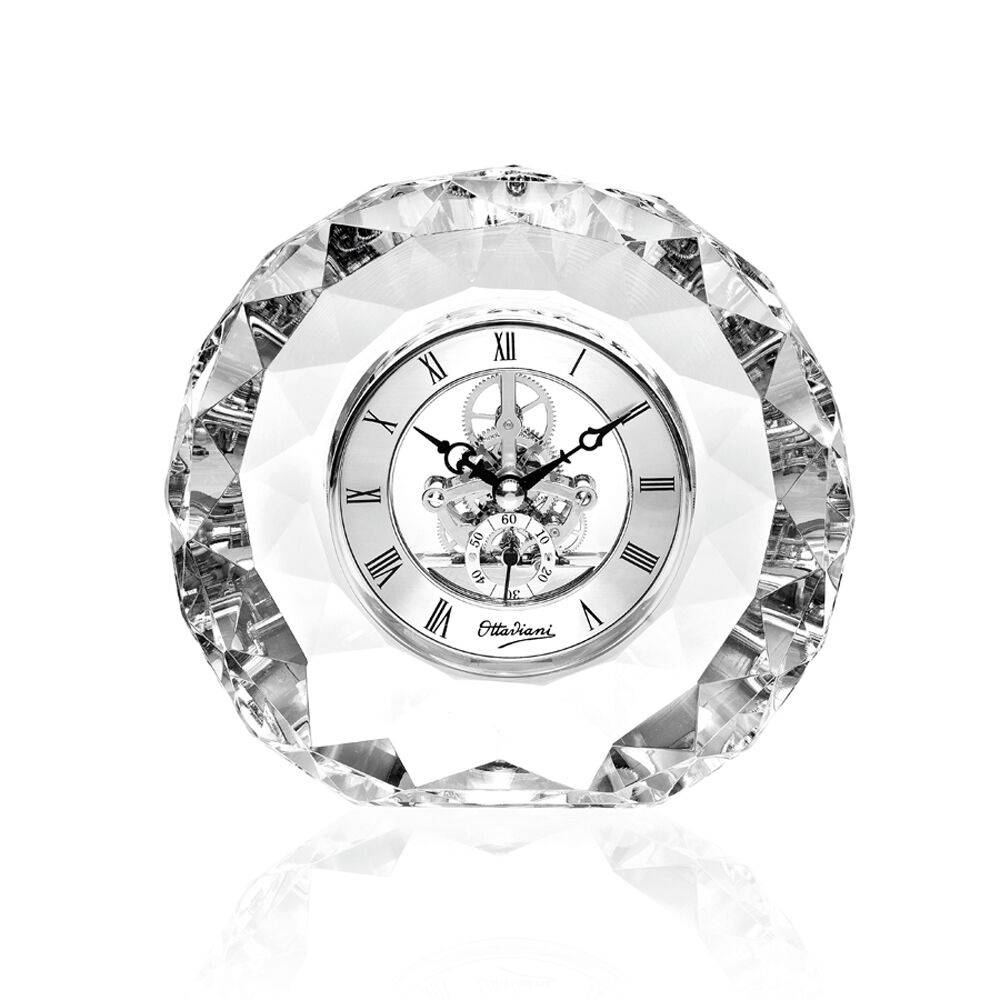 Ottaviani Orologio in cristallo h. 15,5 cm Black Friday Prezzi