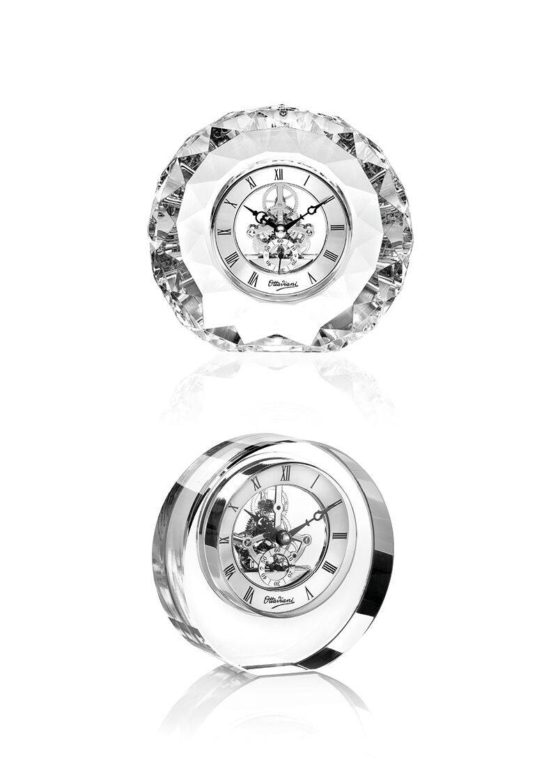 Ottaviani Orologio in cristallo h. 15,5 cm Black Friday Prezzi
