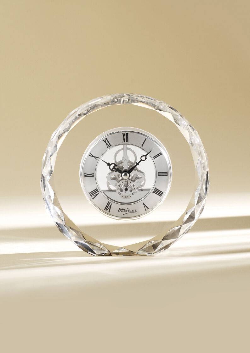 Ottaviani Orologio in cristallo h. 15,5 cm Black Friday Prezzi