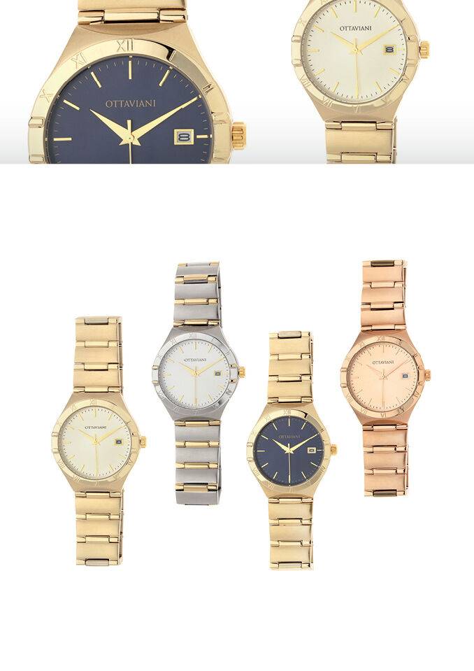 Ottaviani Quarzo classic rose gold con quadrante rosa In Linea