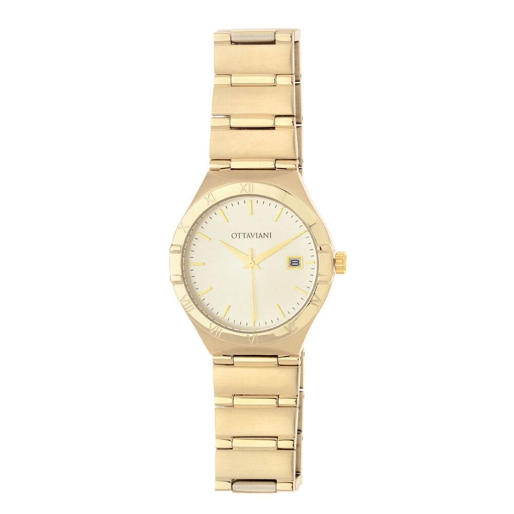 Ottaviani Quarzo classic gold con quadrante champagne Nuovo