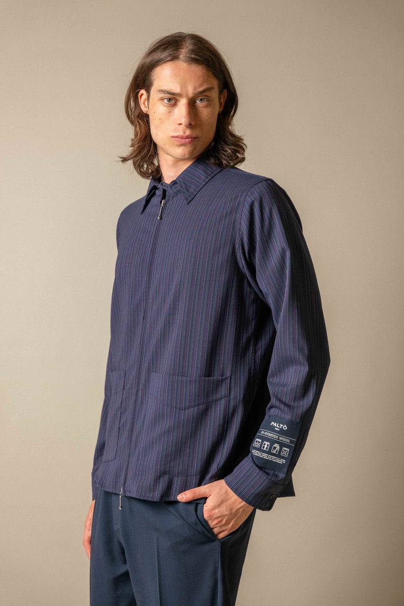 Paltò UMBERTO STRIPES WOOL Acquista Ora