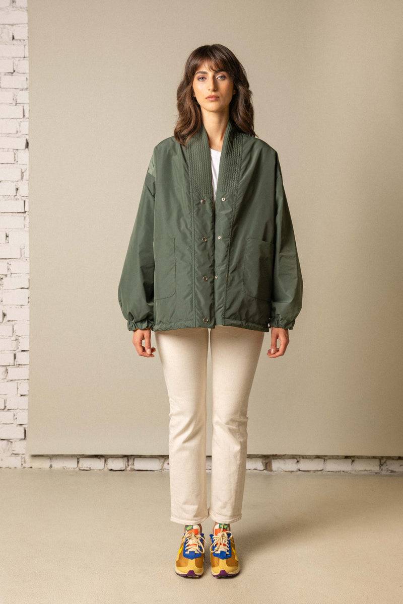 Paltò CELESTE NYLON SILK Affare Del Giorno