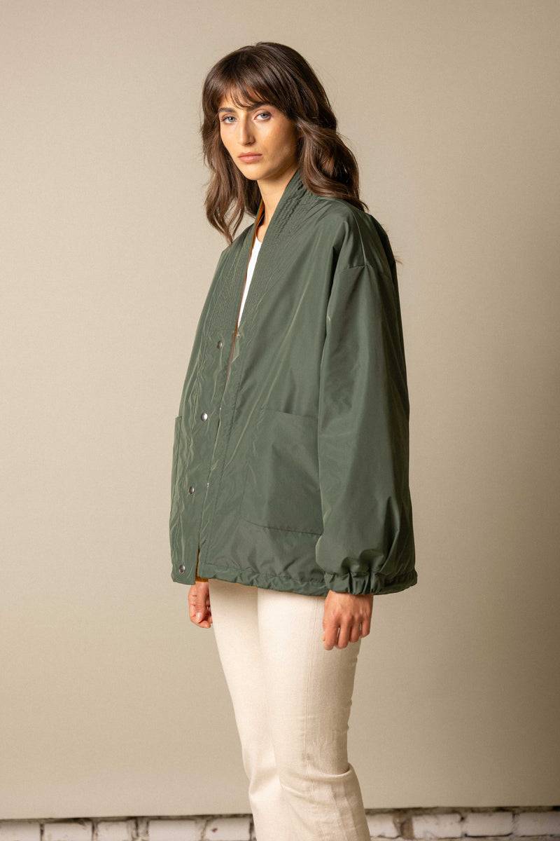 Paltò CELESTE NYLON SILK Affare Del Giorno