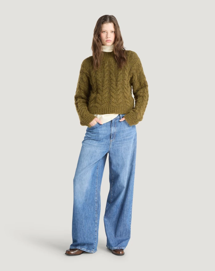 Pantaloni Torino Jeans Miley in denim di cotone Italy