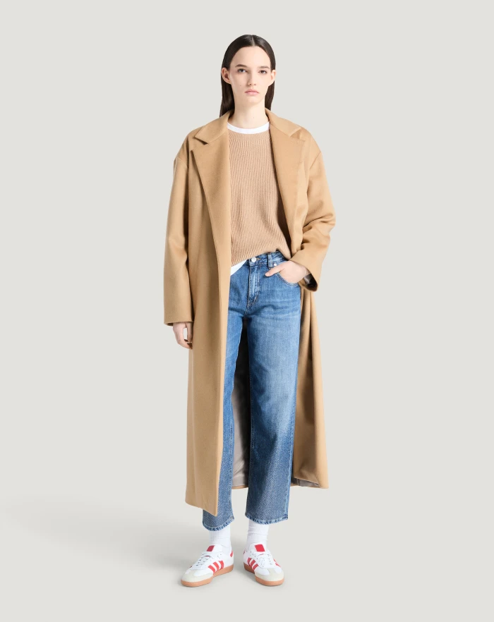 Pantaloni Torino Cappotto in drap di lana e cachemire 2025